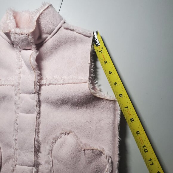 Gymboree Faux Suede Pink Vest Sz M (4 yrs) - Picture 10 of 16